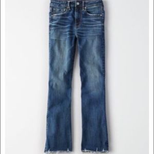 American Eagle Hi-Rise Crop Flare Jeans